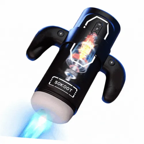 Lurevibe Male Sex Toys Sokoot Handheld Telescopic Sucking Heating Male Penis Stroker Lurevibe Male Sex Toys Sokoot Handheld Telescopic Sucking Heating Male Penis Stroker