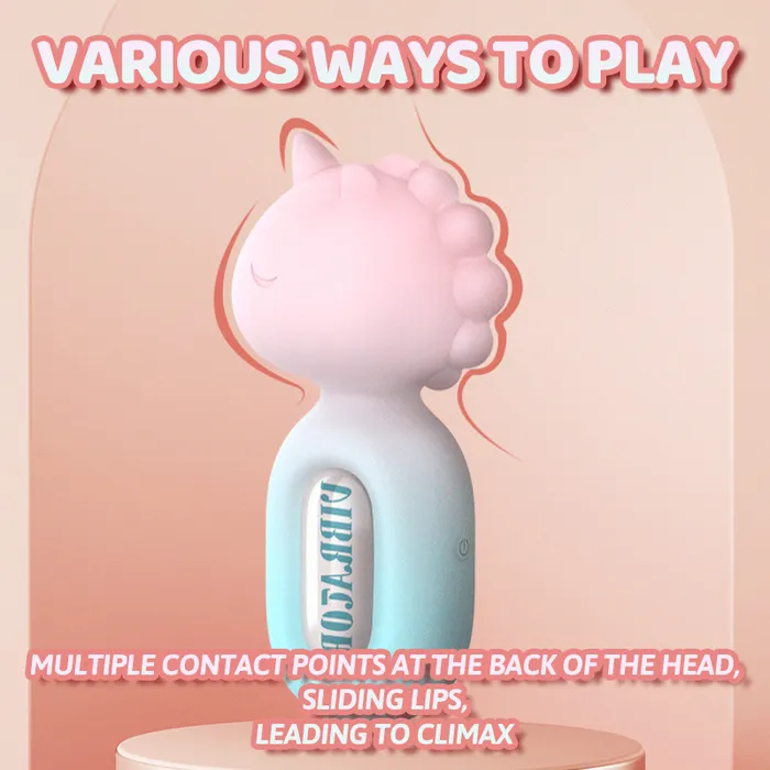 Male Sex Toys Cute Unicorn High Frequency Vibrator Masturbator Lurevibe