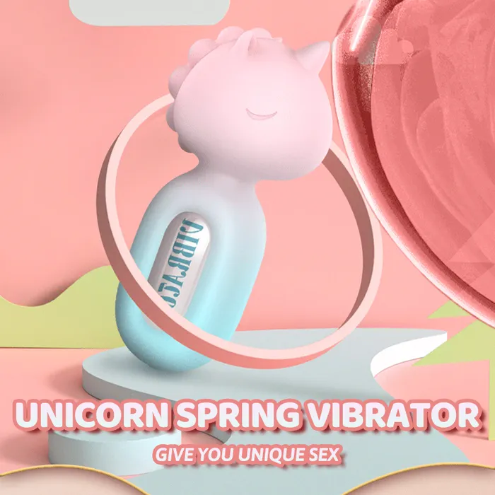 Male Sex Toys Cute Unicorn High Frequency Vibrator Masturbator Lurevibe