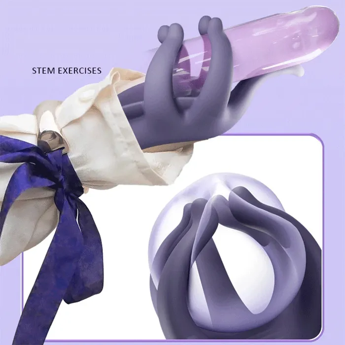 Male Sex Toys lurevibe Lurevibe Tender Jade finger Penis Trainer Mens Ejaculation Delay Glans Exerciser
