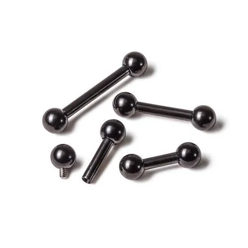 10g Black PVD Coated Steel Internal Straight Barbell 516 to 34 Painful Pleasures Anal 10g Black PVD Coated Steel Internal Straight Barbell 516 to 34 Painful Pleasures Anal