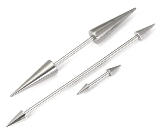14g 58 Double Spike Straight Barbell Price Per 1 Painful Pleasures Female Sex Toys 14g 58 Double Spike Straight Barbell Price Per 1 Painful Pleasures Female Sex Toys