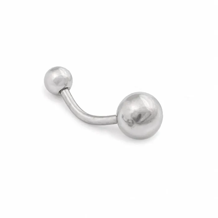 14g 716 Steel Ball Belly Button Ring Painful Pleasures Male Sex Toys