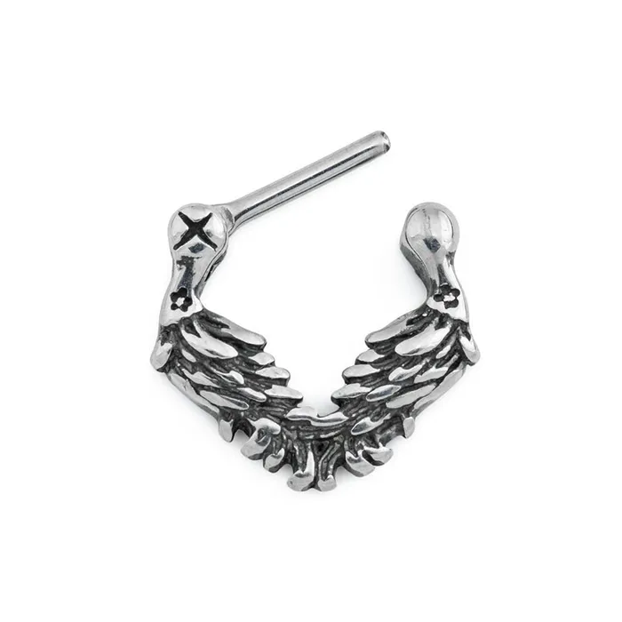 16g Seraphim Steel Septum Clicker Painful Pleasures Male Sex Toys