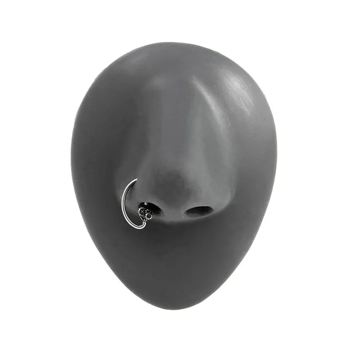 16g Steampunk Heart Bendable DRing Price Per 1 Painful Pleasures Male Sex Toys