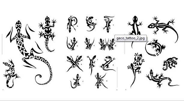 Anal 3ntini Tattoo Book of Gecko Lizard Tattoos Softcover Book