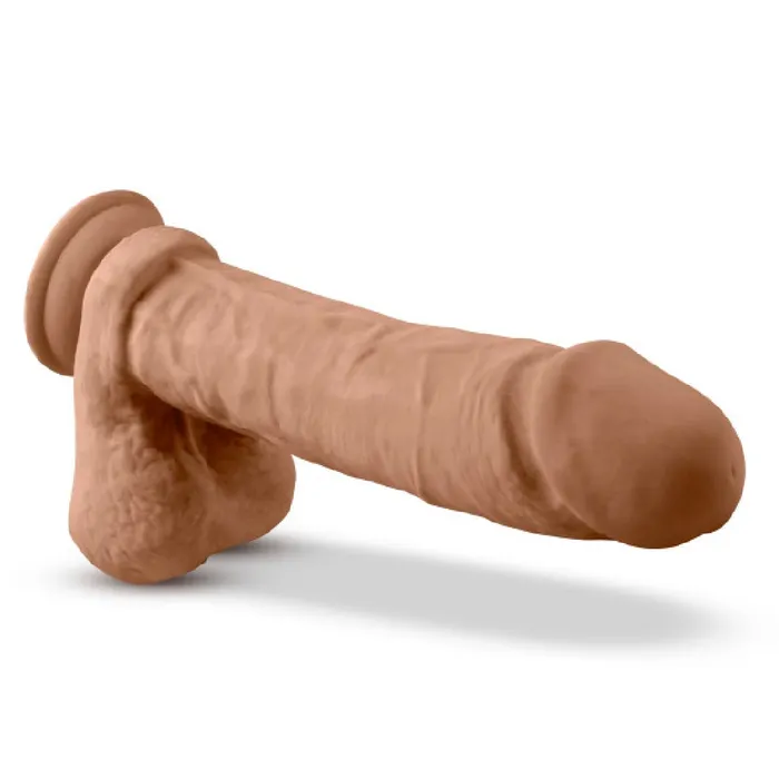 Anal Blush Dr Julian Long Thick 9 Inch Silicone Dildo Mocha