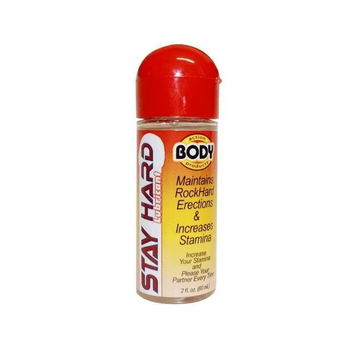 Anal Body Action Products Body Action Stay Hard Lubricant 2 oz