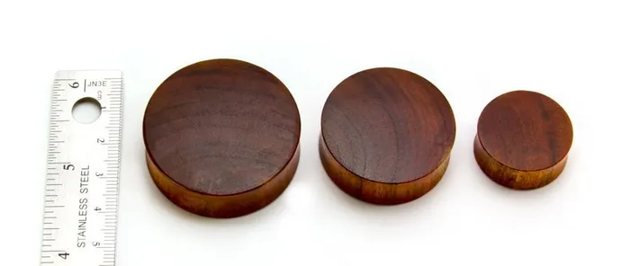 Anal Elementals Organics Chang Wood Double Flare Plug Price Per 1