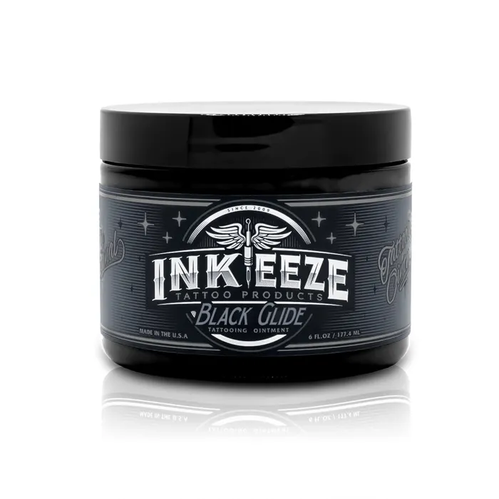 Anal INKEEZE Black Glide Tattooing Ointment 6oz Jar INKEEZE
