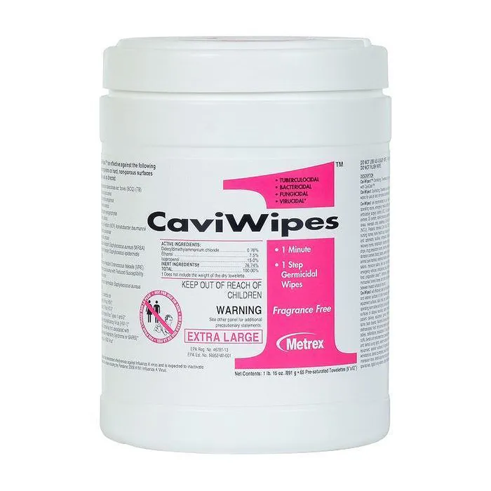 Anal Metrex CaviWipes1 One Tub of 6 x 675 CaviCide Surface Disinfectant Wipes 160 Count Anal Metrex CaviWipes1 One Tub of 6 x 675 CaviCide Surface Disinfectant Wipes 160 Count