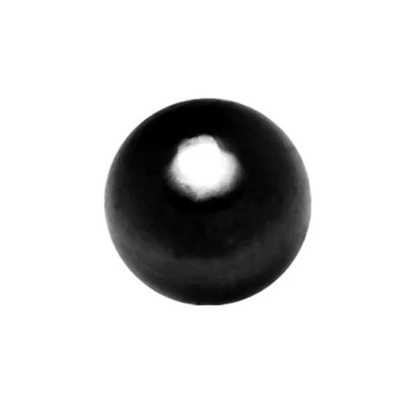Anal Painful Pleasures 14g12g Externally Threaded PVD Black Titanium Ball Price Per 1 Anal Painful Pleasures 14g12g Externally Threaded PVD Black Titanium Ball Price Per 1