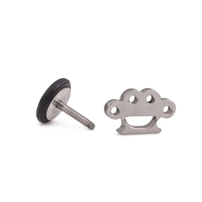 Anal Painful Pleasures 16g Steel Knuckles Fake Plug Price Per 1