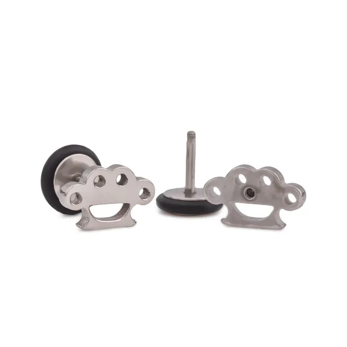 Anal Painful Pleasures 16g Steel Knuckles Fake Plug Price Per 1