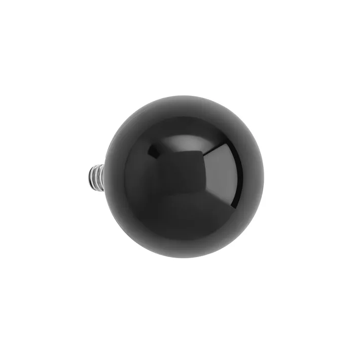 Anal Painful Pleasures 6g Internally Threaded Black PVD Coated CounterSunk Ball Price Per 1