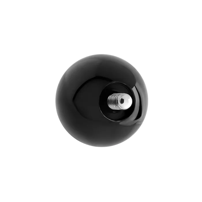 Anal Painful Pleasures 6g Internally Threaded Black PVD Coated CounterSunk Ball Price Per 1