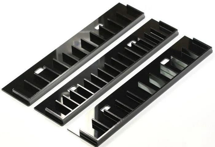 Anal Painful Pleasures Black Acrylic Plug Display Rack
