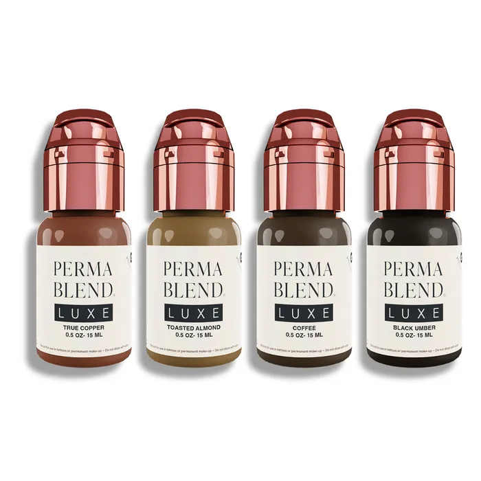 Anal Perma Blend Light to Dark Brows Mini Set Perma Blend Luxe 4 12oz Bottles
