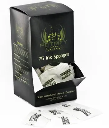 Anal Petrify Petrify Ink Sponge 2g Single or Case of 75