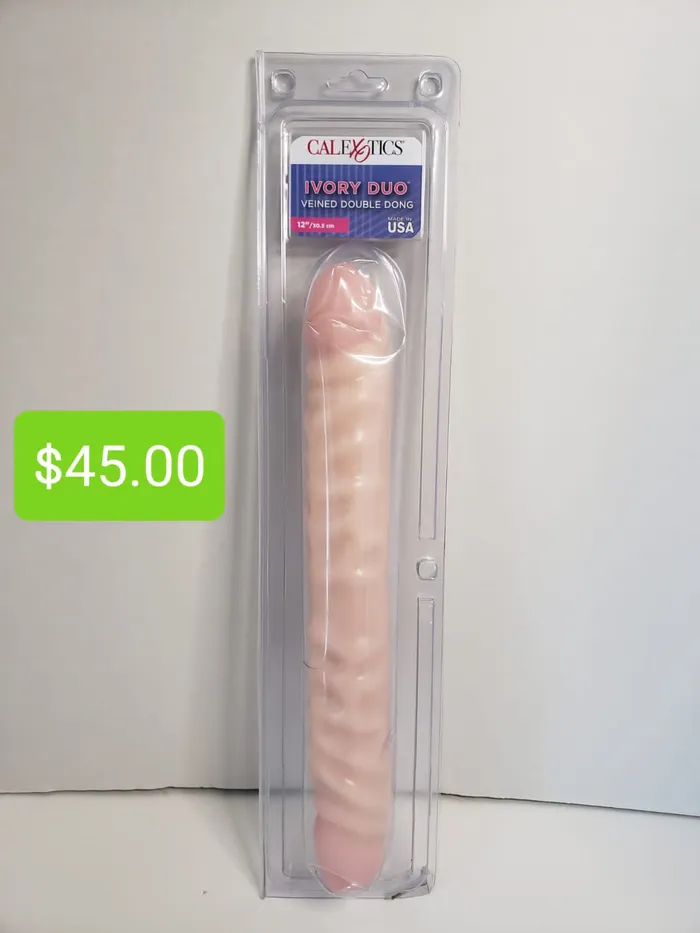 Anal Pleasher Spot Ivory Duo 12 Inch