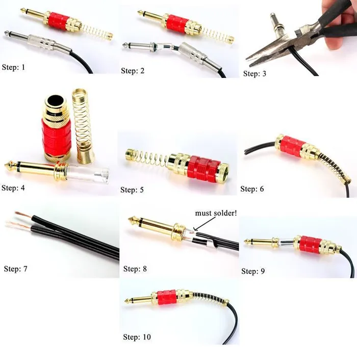 Anal Precision Deluxe Gold Plated 14 Jack Mono Plug With Black Accent