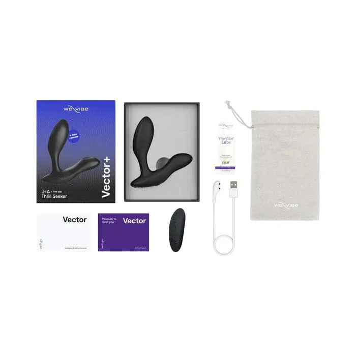 Anal WeVibe WeVibe Vector Rechargeable RemoteControlled Prostate Massager Black