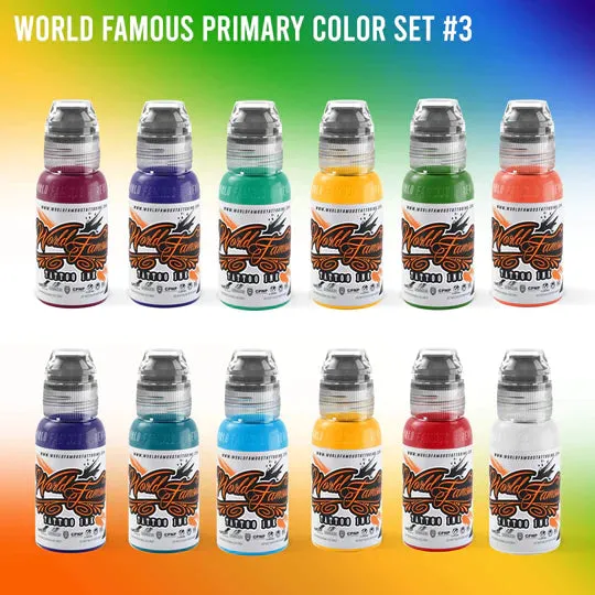 Anal World Famous 104 Color Set World Famous Tattoo Ink 1oz