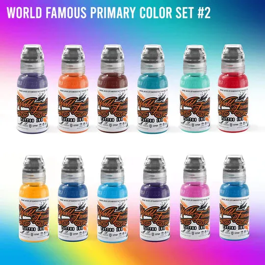 Anal World Famous 104 Color Set World Famous Tattoo Ink 1oz