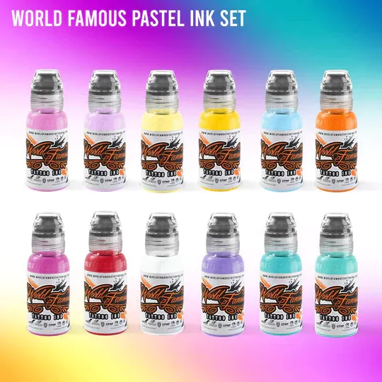 Anal World Famous 104 Color Set World Famous Tattoo Ink 1oz