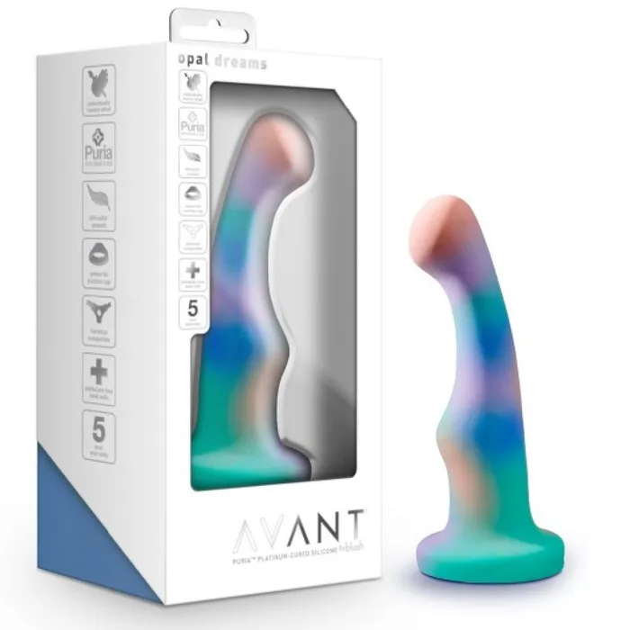 Blush Dildos Opal Dreams Blue Ombre 6 Inch G Spot Dildo