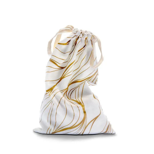 Blush Embrace White Gold Toy Storage Bag Blush Vibrators