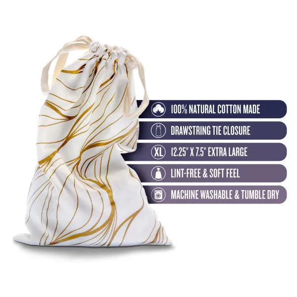 Blush Embrace White Gold Toy Storage Bag Blush Vibrators