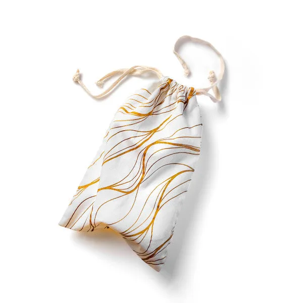 Blush Embrace White Gold Toy Storage Bag Blush Vibrators