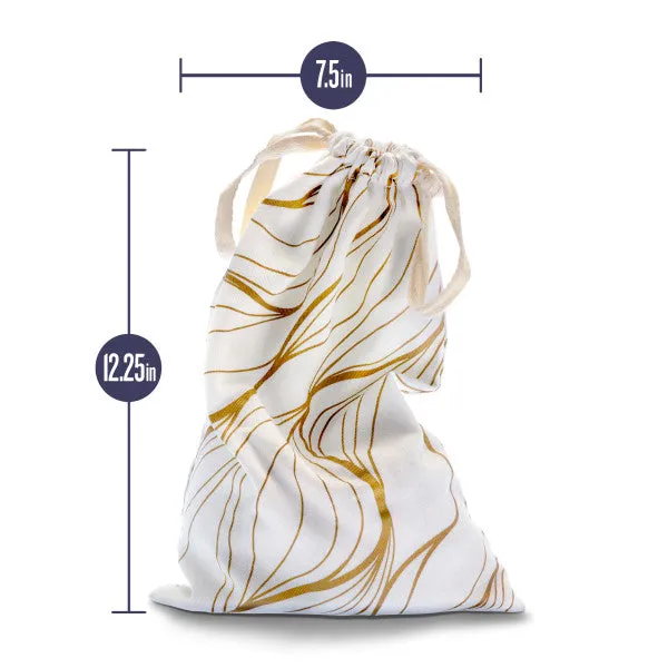 Blush Embrace White Gold Toy Storage Bag Blush Vibrators