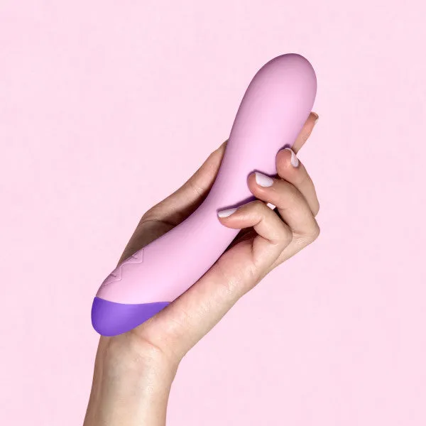 Blush Female Sex Toys Wellness G Curve Rumbly Waterproof Silicone GSpot Vibrator Blush Female Sex Toys Wellness G Curve Rumbly Waterproof Silicone GSpot Vibrator