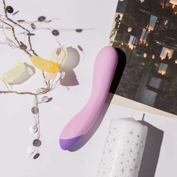Blush Female Sex Toys Wellness G Curve Rumbly Waterproof Silicone GSpot Vibrator