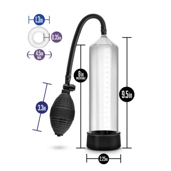 Blush Male Sex Toys Performance Vx101 Male Enhancement Penis Pump
