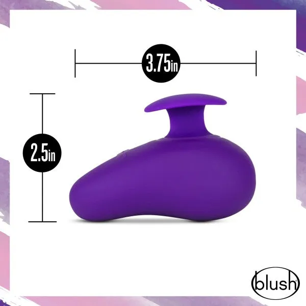 Blush Wellness Palm Sense Rumbly External Vibrator with Finger Hold Female Sex Toys