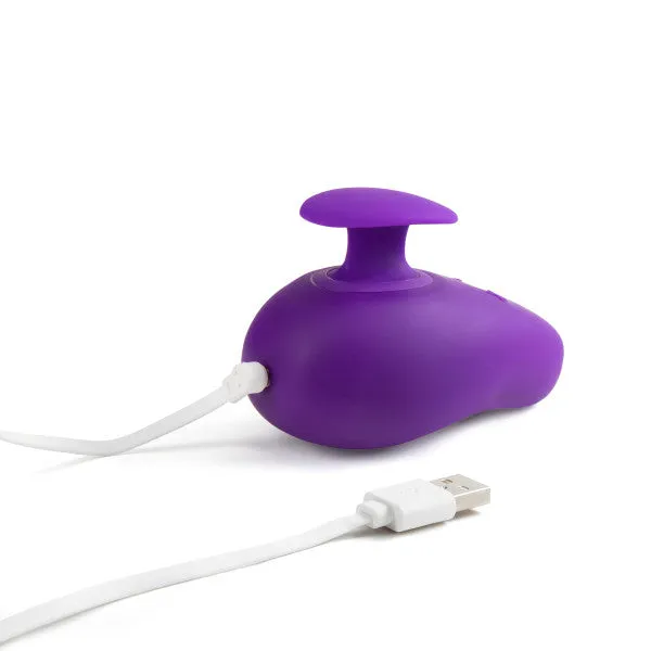 Blush Wellness Palm Sense Rumbly External Vibrator with Finger Hold Female Sex Toys
