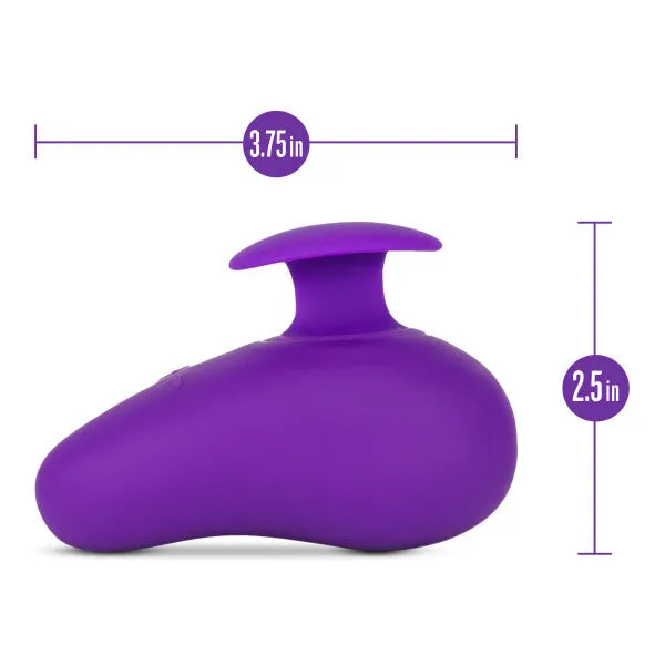 Blush Wellness Palm Sense Rumbly External Vibrator with Finger Hold Female Sex Toys