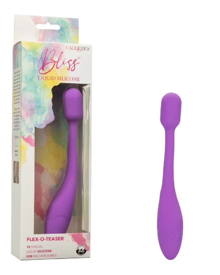 CalExotics Female Sex Toys Bliss Flex O Teaser Slim First Time G Spot Vibrator