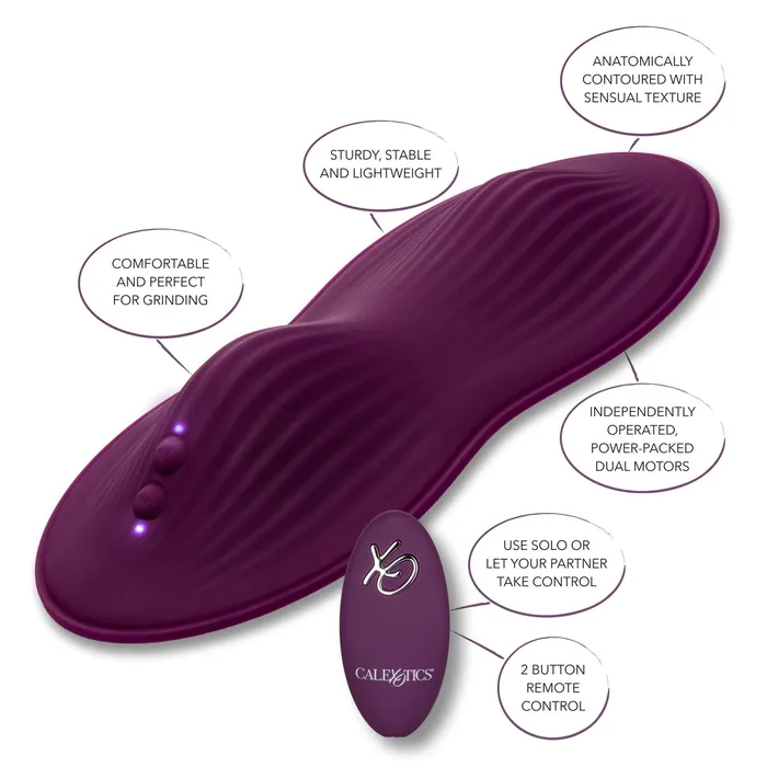 CalExotics Lust Dual Rider Remote Control Humping Vibrator Female Sex Toys