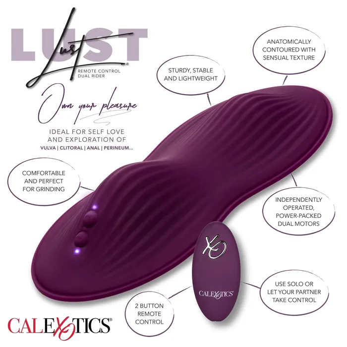 CalExotics Lust Dual Rider Remote Control Humping Vibrator Female Sex Toys