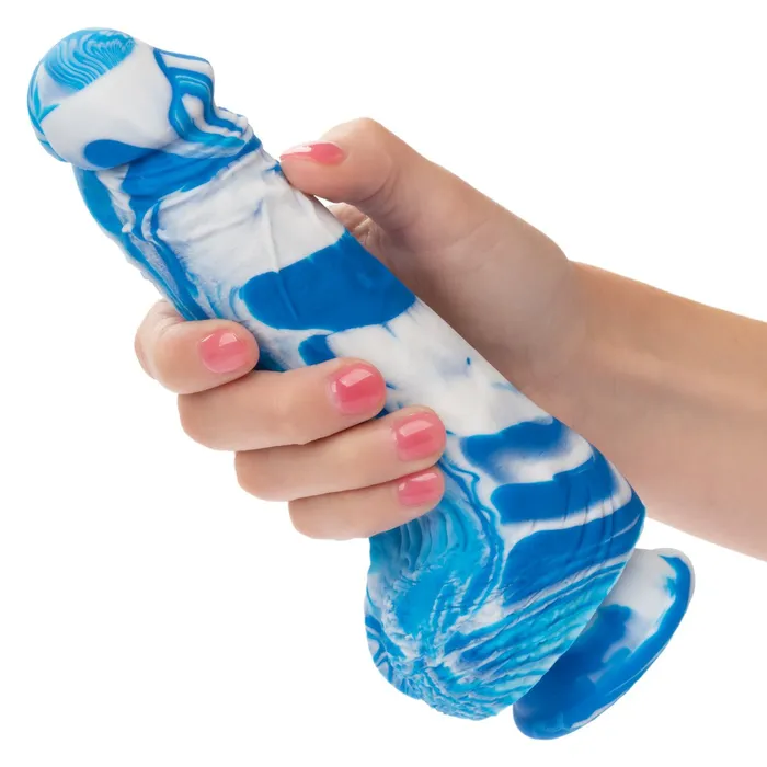 California Exotic Novelties Inc Dildos Twisted Love Twisted Dong Blue