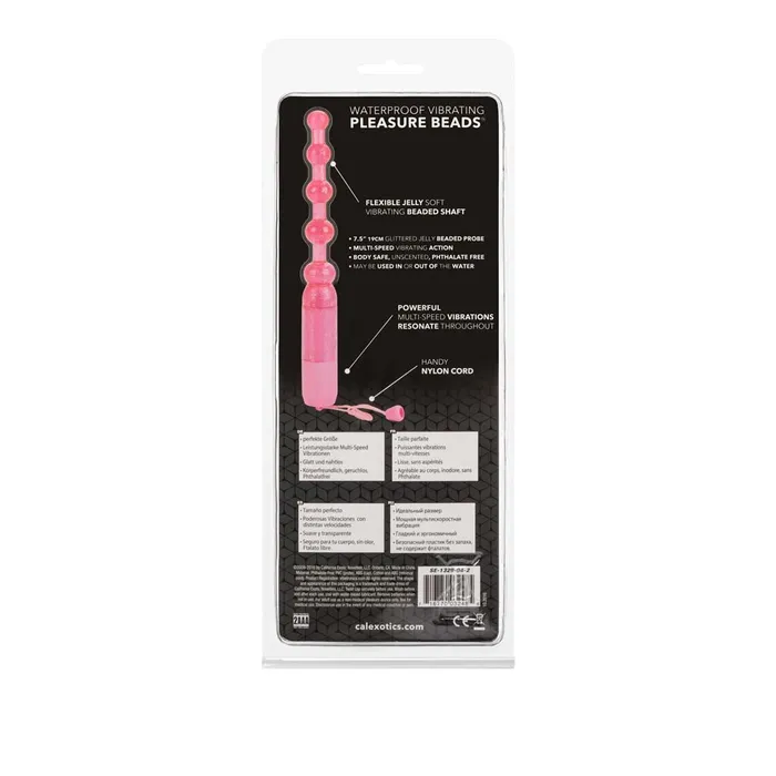 California Exotics Male Sex Toys Anal Sex Waterproof Vibrating Pleasure Beads by Cal Exotics