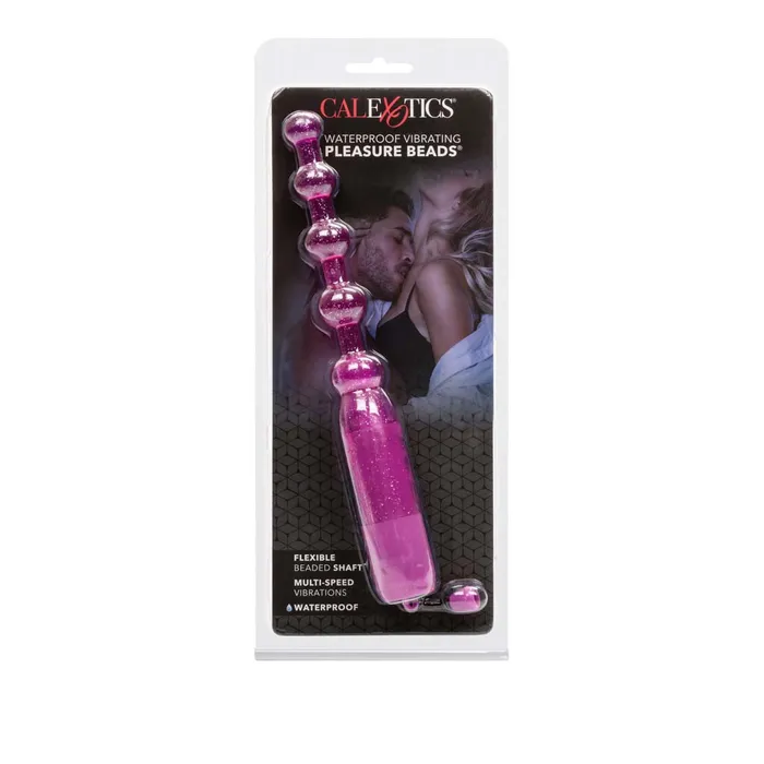 California Exotics Male Sex Toys Anal Sex Waterproof Vibrating Pleasure Beads by Cal Exotics