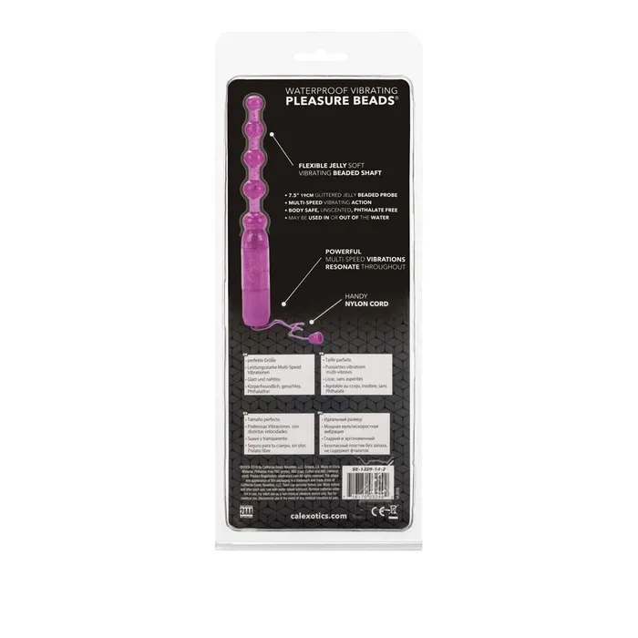 California Exotics Male Sex Toys Anal Sex Waterproof Vibrating Pleasure Beads by Cal Exotics