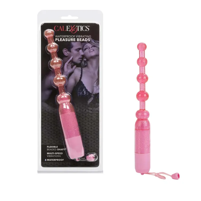 California Exotics Male Sex Toys Anal Sex Waterproof Vibrating Pleasure Beads by Cal Exotics