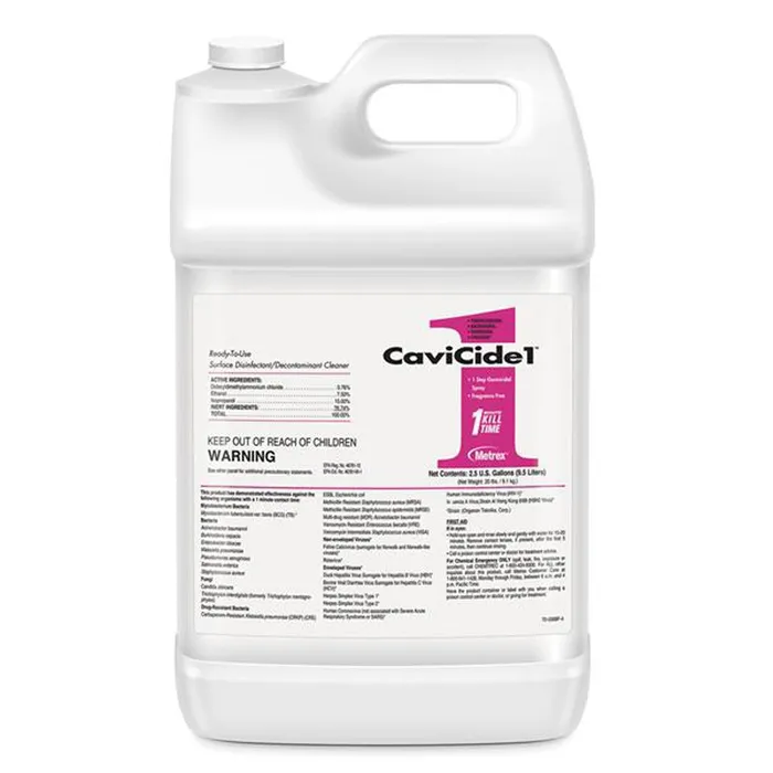 CaviCide1 Surface Disinfectant 25 Gallon Bottle Metrex Vibrators