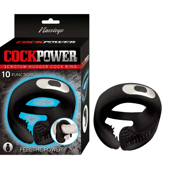 COCKPOWER Scrotum Hugger Cock Ring Black Novelties By Nasswalk Inc Male Sex Toys COCKPOWER Scrotum Hugger Cock Ring Black Novelties By Nasswalk Inc Male Sex Toys